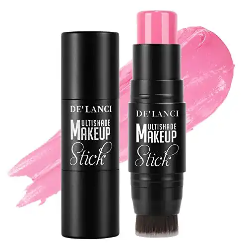 Creme-Rouge DE’LANCI 3-in-1–Stift für Wangen, Lippen