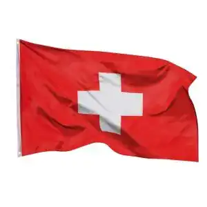 Schweiz-Flagge Aricona Schweiz Flagge 90×150 cm, Messing-Ösen