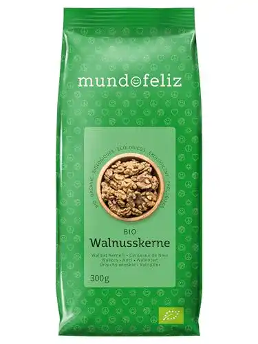 Walnüsse Mundo Feliz Walnushälften aus Bio-Anbau, 3 x 300 g