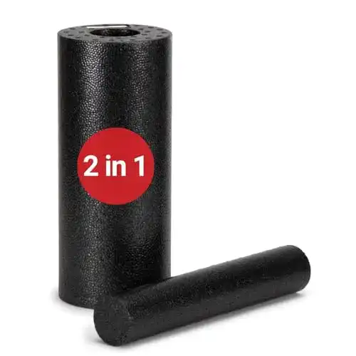 Faszienrolle WOMA BodyPower Set – 2in1 Gross mit herausnehmbarer Innenrolle