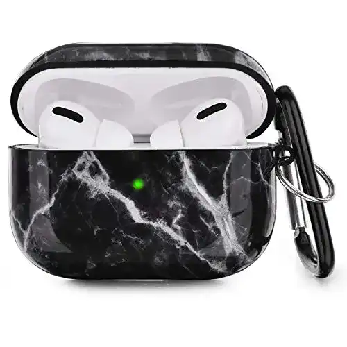 AirPods-Pro-Hülle V-MORO Airpods Pro Case Marmor, stoßfest