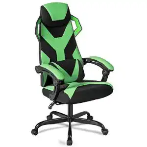 Gaming-Stuhl bis 100 Euro GIANTEX höhenverstellbar, rollbar