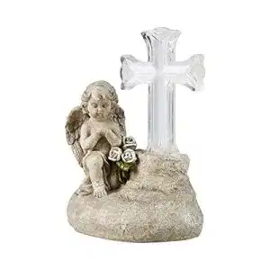 Grabschmuck viva domo vivaDOMO LED-Solar Gedenkengel