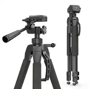 Stativ Hama Kamera Action 165 3D, Tripod mit 61–165cm Höhe