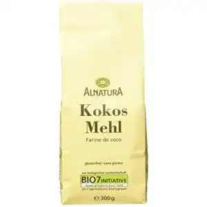 Kokosmehl Alnatura Bio, glutenfrei, (6 x 300 g)