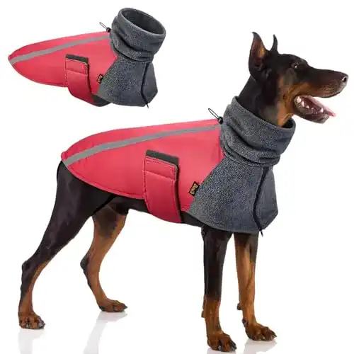 Wintermantel Hund SlowTon, Warmes Futter aus Polar Fleece