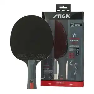 Stiga-Tischtennisschläger Stiga Prestige 5 Sterne Profi, Schwarz/Rot