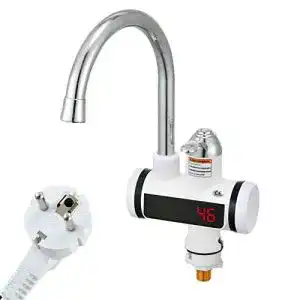 Elektrischer Wasserhahn luckything, 3000w LED Temperaturanzeige