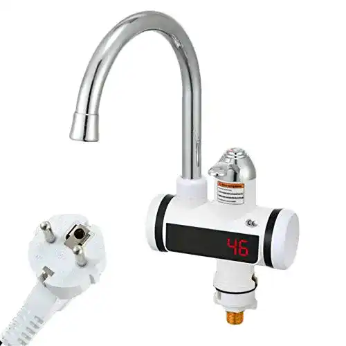 Die beste Elektrischer Wasserhahn luckything, 3000w LED Temperaturanzeige 2026 Test Bestseller Elektrischer Wasserhahn luckything, 3000w LED Temperaturanzeige