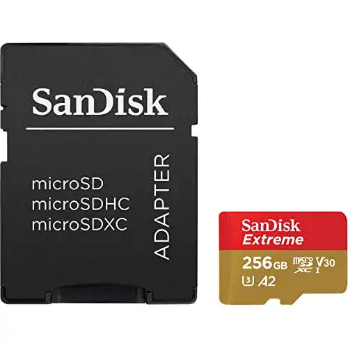 Micro-SD-256GB SanDisk Extreme microSDXC UHS-I Speicherkarte