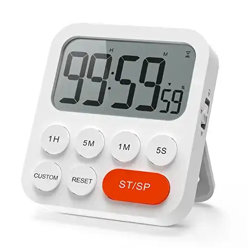 Digitaler Timer LIORQUE Digitaler Küchentimer Magnetisch