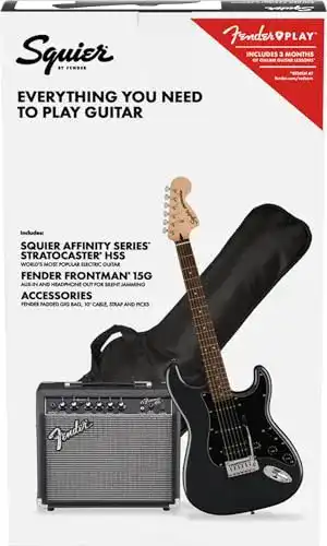 Fender-Gitarren Fender Squier Affinity Strat HSS Pack CFM