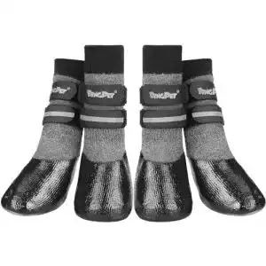 Hundesocken BINGPET mit Anti-Rutsch-Wirkung und Riemen