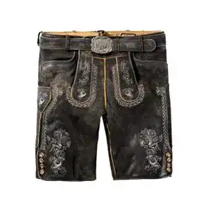 Lederhose Stockerpoint Herren Hose Thomas2, Grau