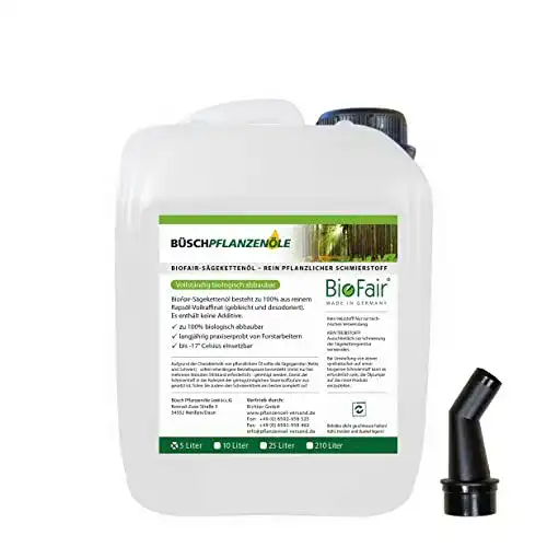 Bio-Sägekettenöl BioFair Sägekettenöl (5 Liter) Rapsöl-Vollraffinat