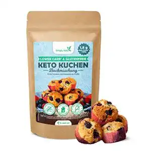 Kuchen-Backmischung Simply Keto Low Carb Cake Mix 12 Muffins