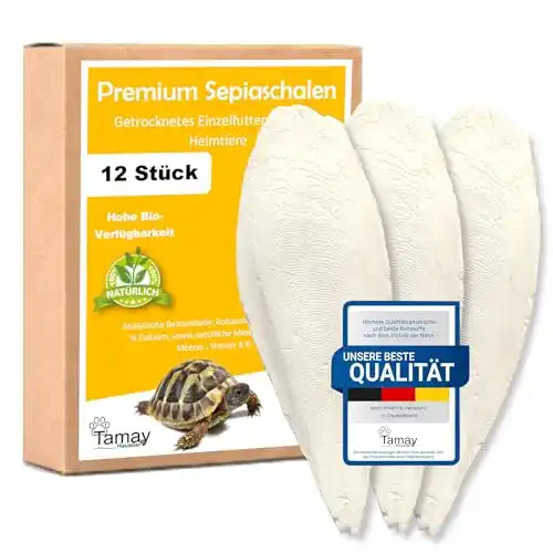 Sepiaschalen Tamay Premium I Optimale Kalzium u. Vitaminvers.