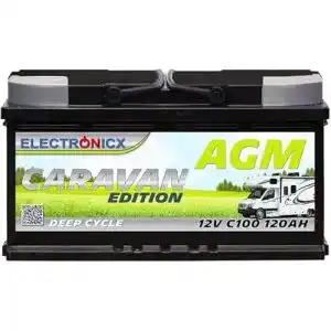 AGM-Batterie 120Ah Electronicx Caravan Edition