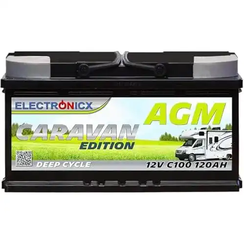 AGM-Batterie 120Ah Electronicx Caravan Edition