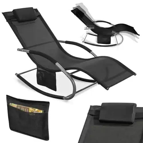Schaukelliege SoBuy ® OGS28-SCH Swingliege mit Tasche