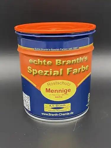Rostschutzfarbe Branth Farben Branths Rostschutz Mennige 750 ml