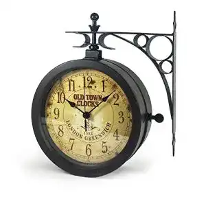 Bahnhofsuhr TFA Dostmann Nostalgie Wanduhr und Thermometer
