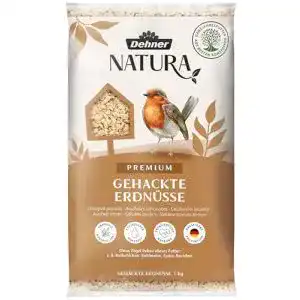Vogelfutter Erdnüsse Dehner Natura Wildvogelfutter, gehackt 1 kg