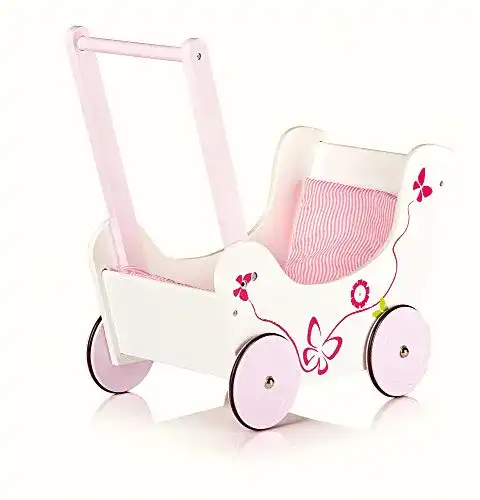 Lauflern-Puppenwagen Leomark Schmetterling Lauflernwagen