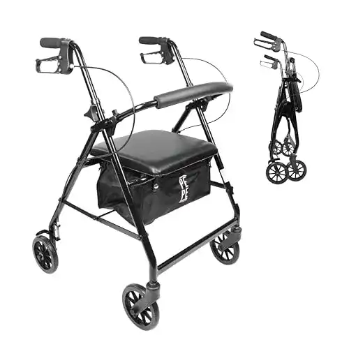 Leichter Rollator PEPE Mobility PEPE – Rollator Faltbar und Leicht