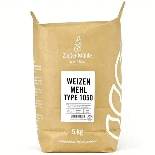 Weizenmehl Zinßer Mühle Type 1050, 5 kg