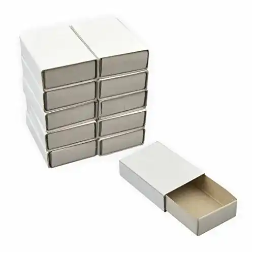 Streichholzschachteln Creleo, blanko 100 Stück weiss DIY