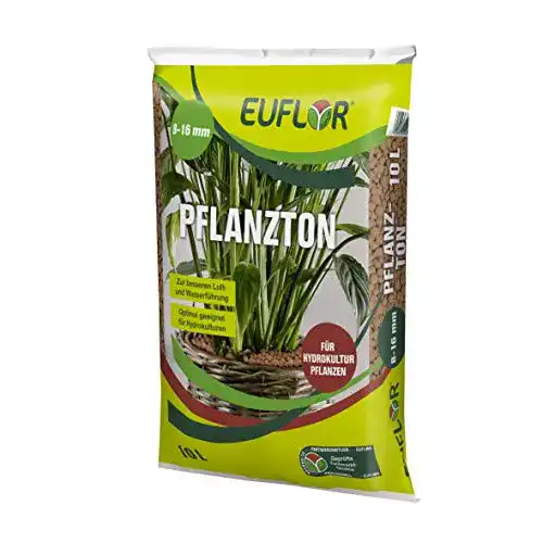 Pflanzgranulat Euflor Pflanzton 8-16mm 10 Liter Sack, grobkörnig