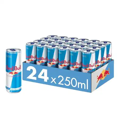 Energy Drink Red Bull Sugarfree Dosen Getränke Zuckerfrei 24er