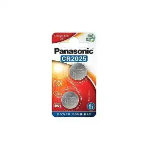 CR2025 Panasonic Lithium Knopfzelle, 3V, 2er Pack