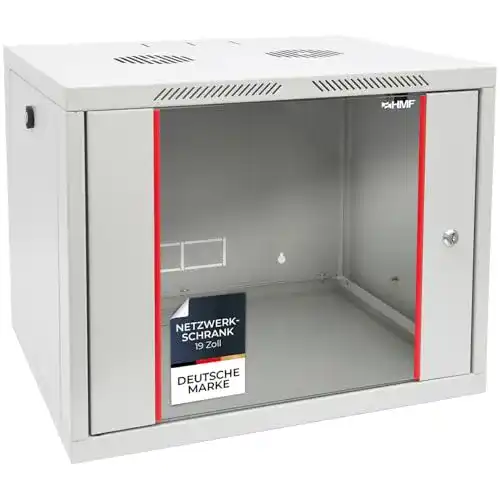 Serverschrank HMF 66409-07 19 Zoll, 9 HE, 19″, 60 x 45 x 50 cm