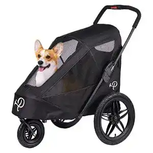 Hundebuggy Petique Breeze Großer Hundewagen wandelbar