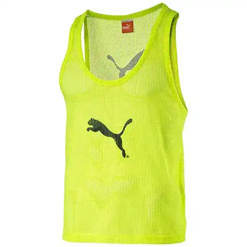 Fußball-Leibchen PUMA Herren Bib T-Shirt, Fluro Yellow, XL