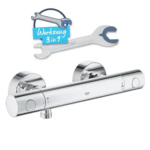 Duscharmatur Grohe Precision Get, Thermostat-Brauseset, chrom