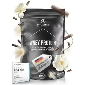 Whey-Protein (Vanille) ORGAINIC Bio Vanille Whey Protein, 1000g
