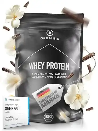 Whey-Protein (Vanille) ORGAINIC Bio Vanille Whey Protein, 1000g