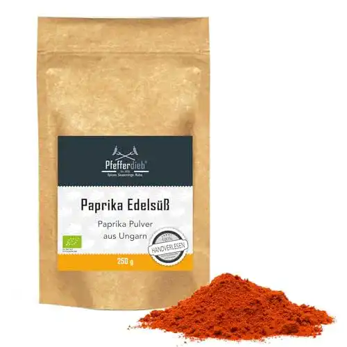Paprika Edelsüß Pfefferdieb BIO, gemahlen, Paprikapulver, 250g