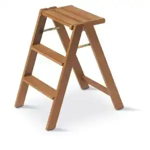 Trittleiter 3 Stufen ARREDAMENTI ITALIA Holz Stuhl OSIMO 70