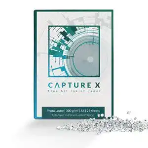 Fine-Art-Papier CAPTURE X Photo Lustre, 300g/m², A4, 25 Blatt