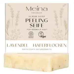 Duschseife Meina Naturkosmetik – Bio Peeling Seife mit Lavendel