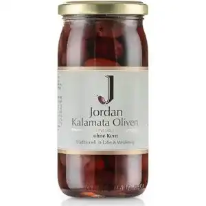 Kalamata-Oliven Jordan Olivenöl Jordan Original | 360g Glas