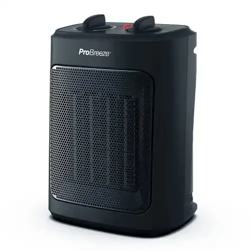 Heizlüfter 2000 Watt Pro Breeze 2000W Mini Keramik mit Kaltstufe