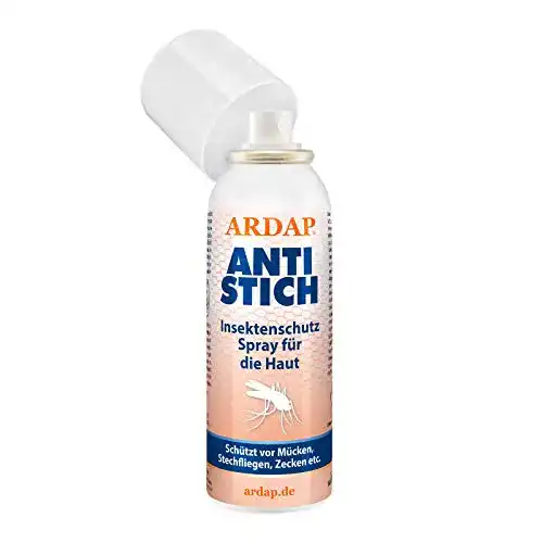 Die beste Zecken-Spray ARDAP Anti Stich Insektenschutz 100ml 2026 Test Bestseller Zecken-Spray ARDAP Anti Stich Insektenschutz 100ml