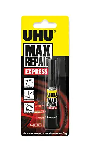Universalkleber UHU Max Repair Express, Tube, schnell, 3g