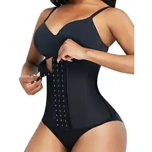 Waist-Trainer FeelinGirl Damen Korsage Schwarz L