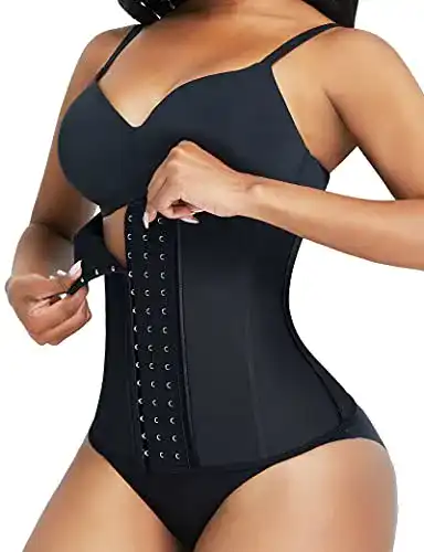 Waist-Trainer FeelinGirl Damen Korsage Schwarz L